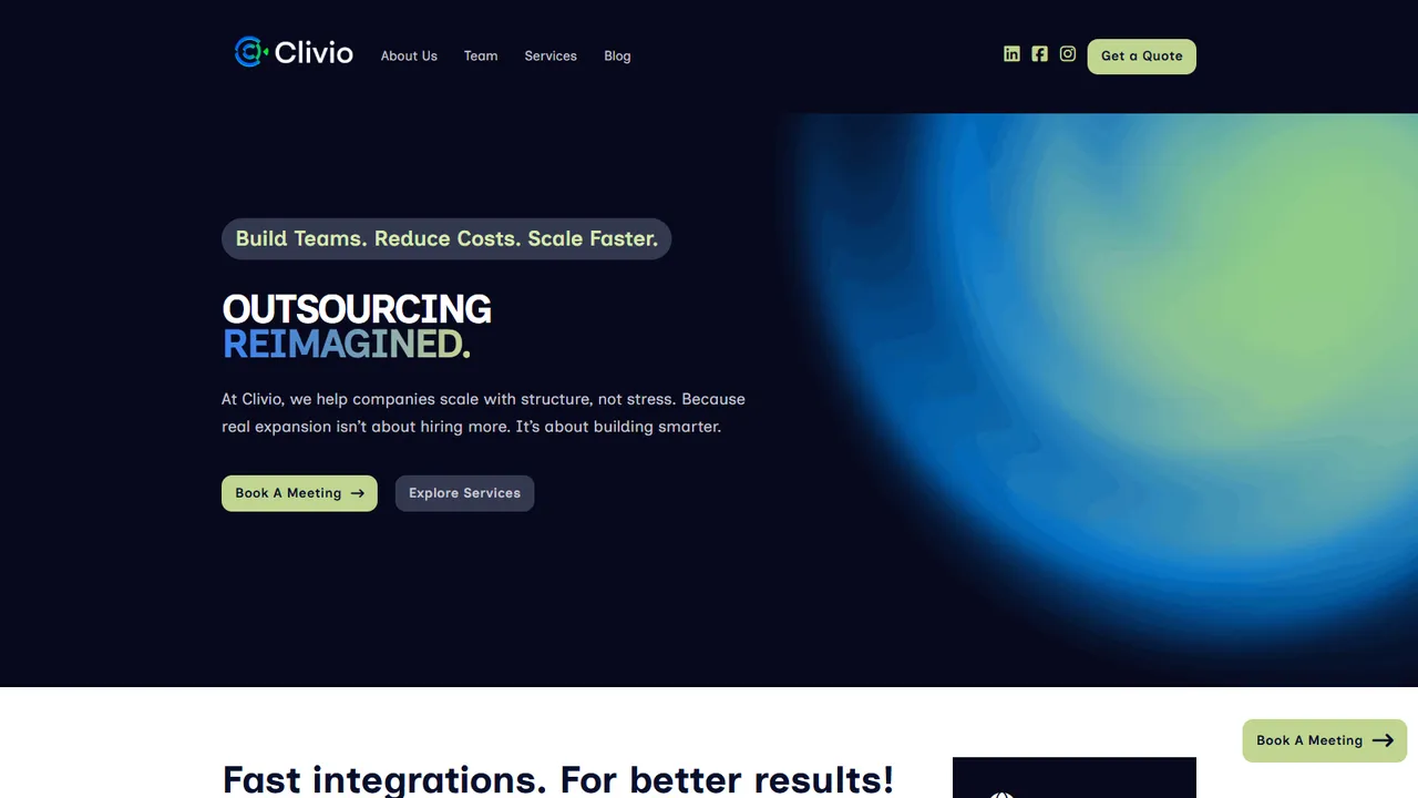 Sitio web de Clivio