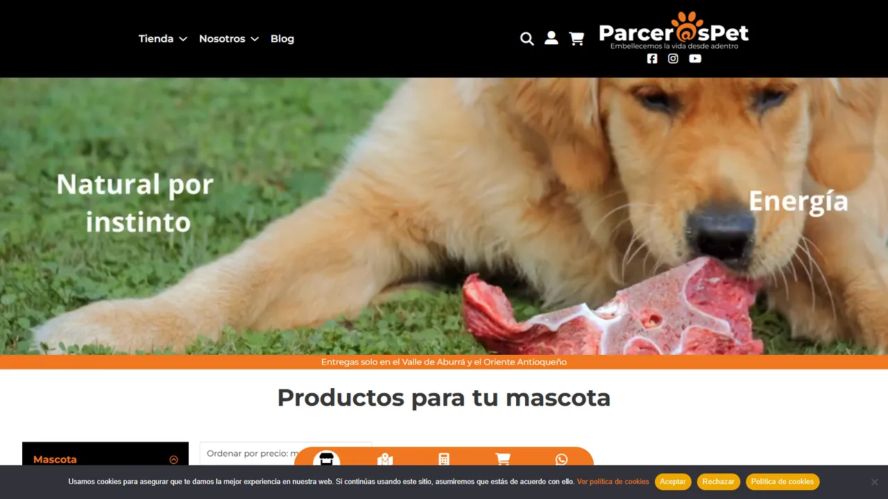 Sitio web de Parcer@sPet